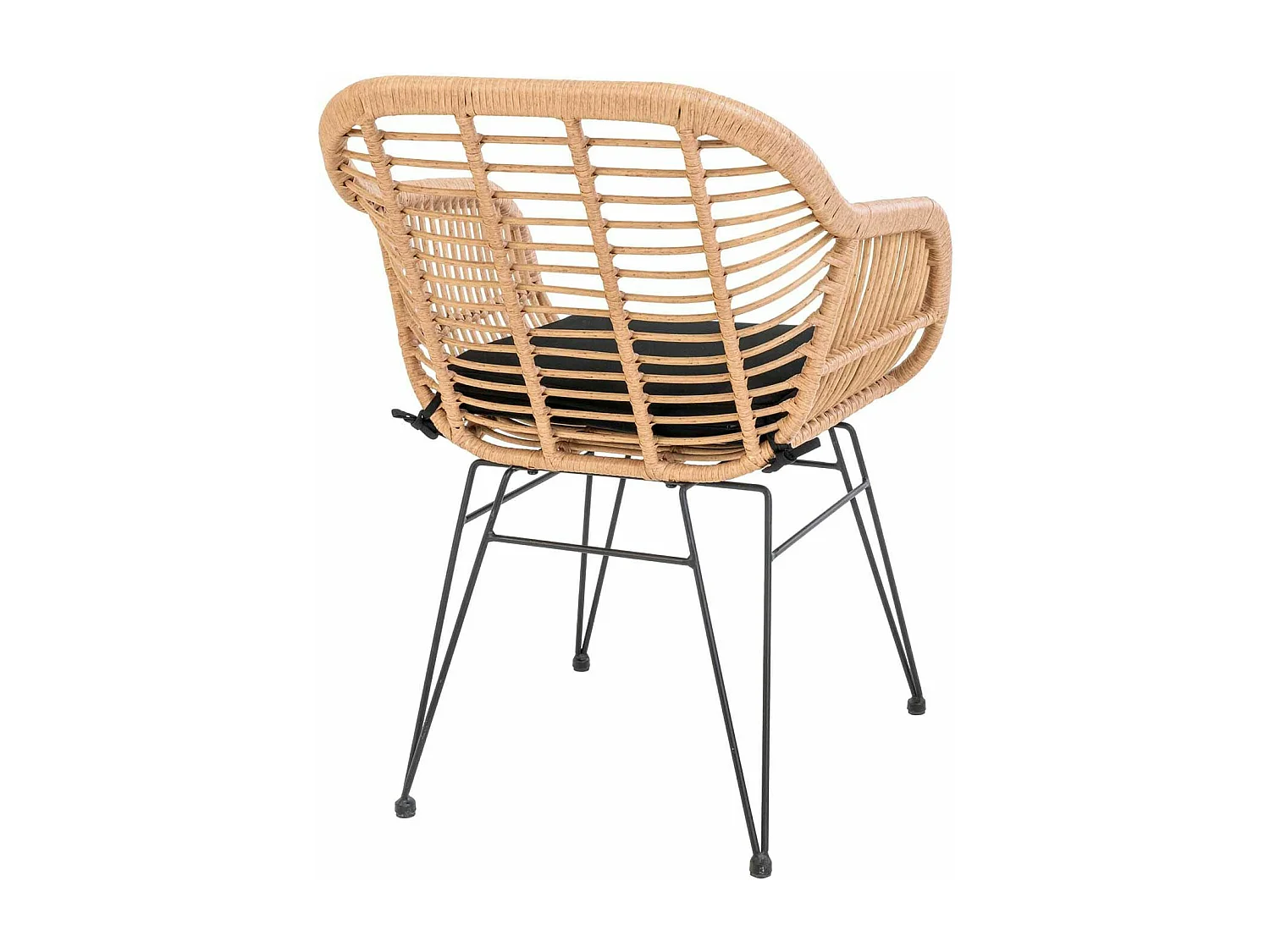 4 Fauteuils en polyrotin TRIESTE