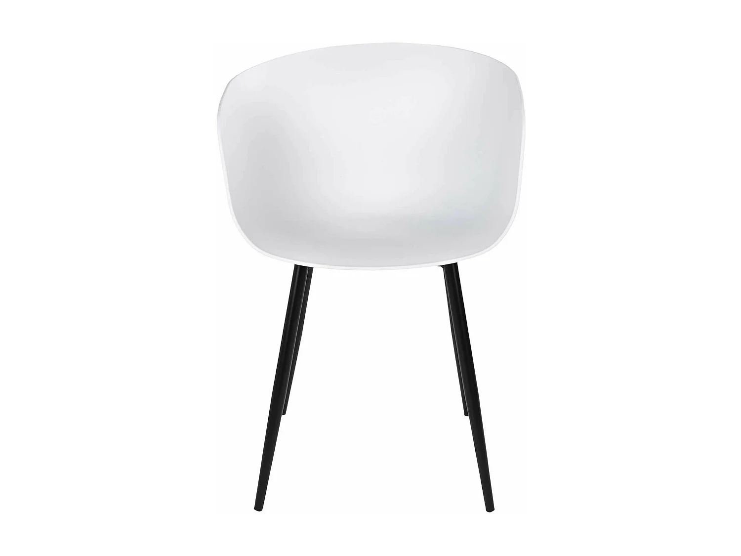 4 Fauteuils en polypropylène blanc RODA