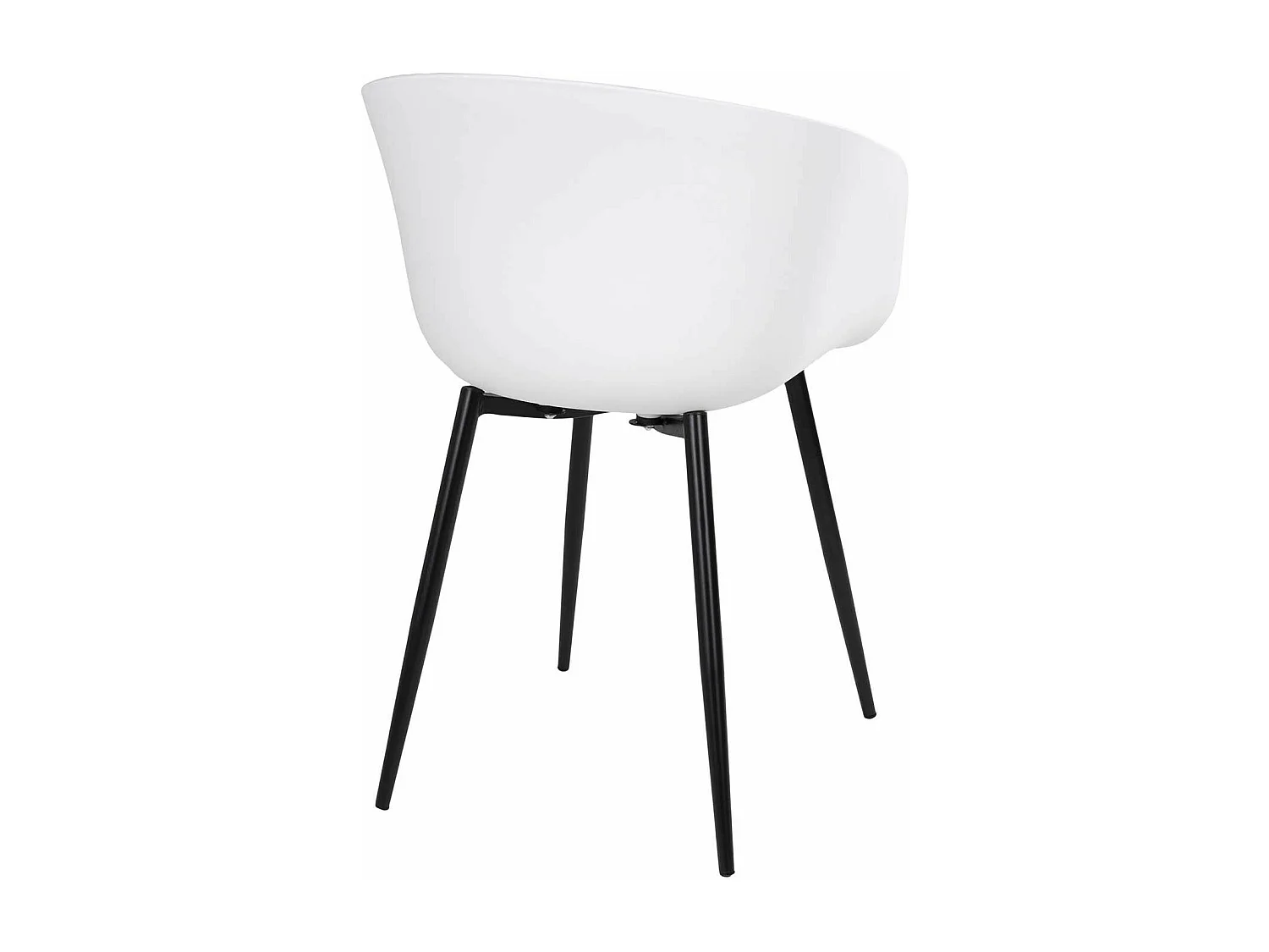 4 Fauteuils en polypropylène blanc RODA