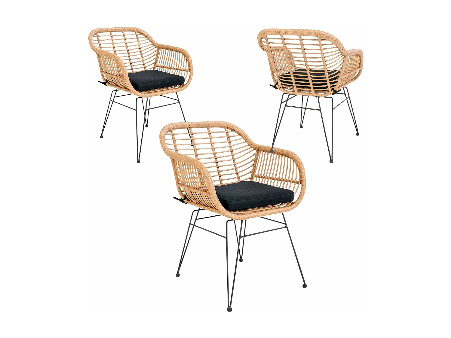 6 sillones de politretina TRIESTE