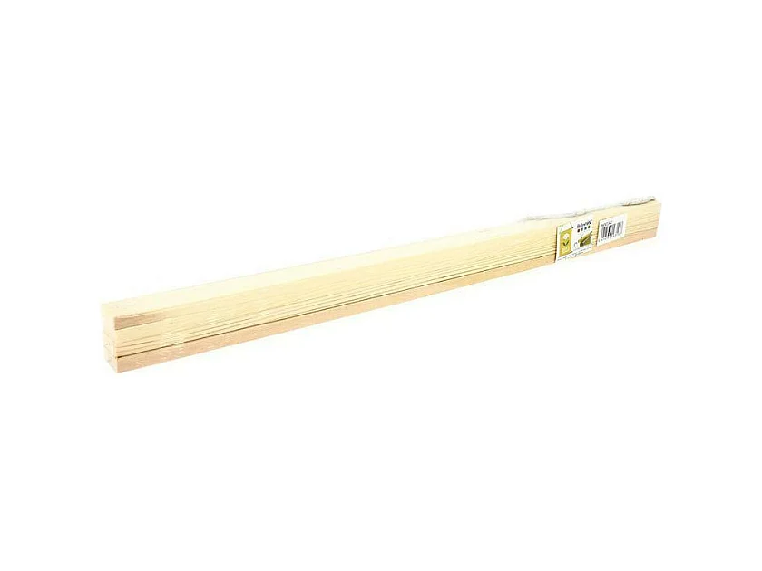 2 baguettes en bois pour affiche murale 44 cm