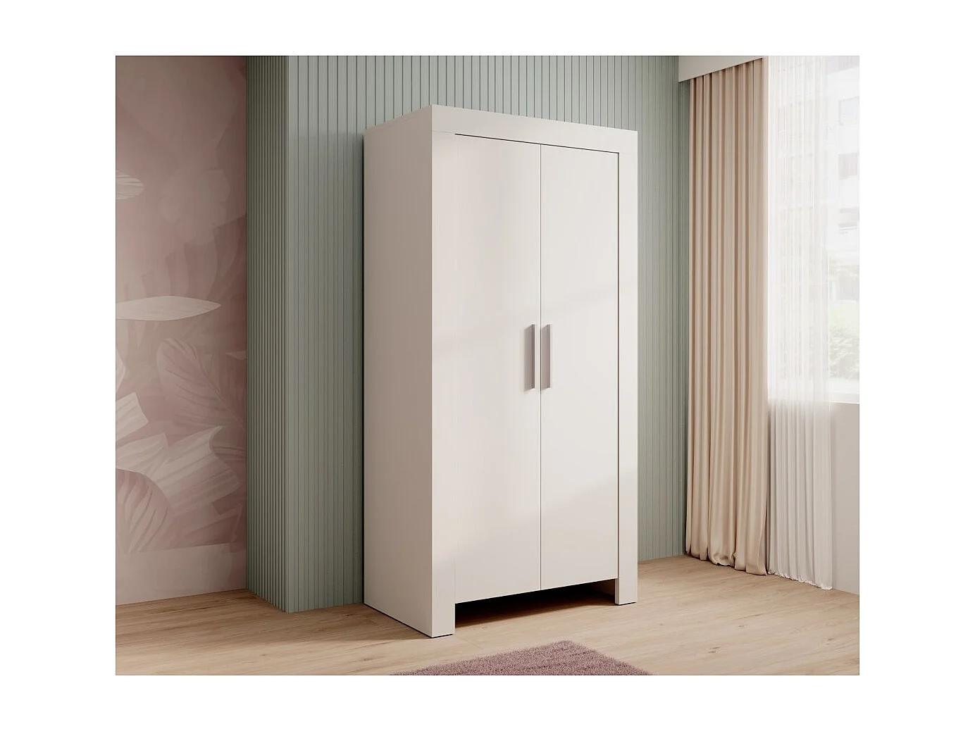 Penderie Ciro (100cm)/Blanc