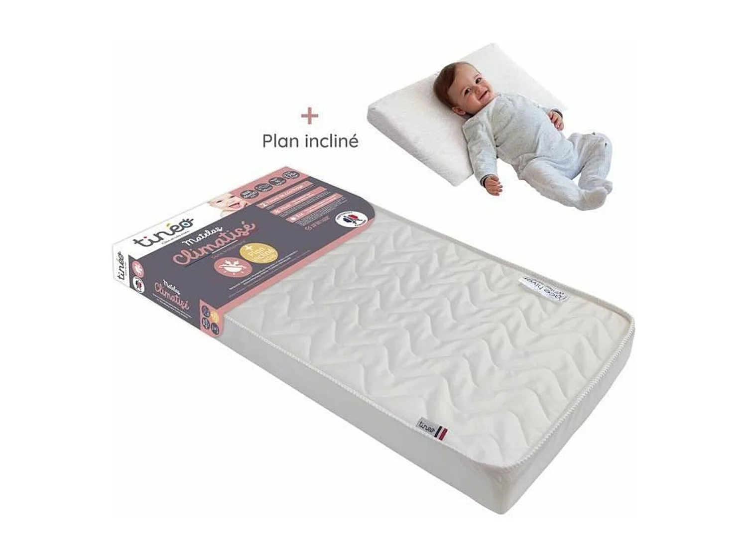 Matelas Climatisé 60 x 120 cm - Epaisseur 10 cm