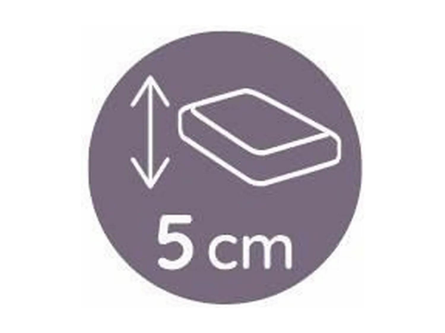 Matelas de berceau 80 x 40 x 5 cm - Déhoussable - Sans Traitement - Idéal Berceau Seconde Main