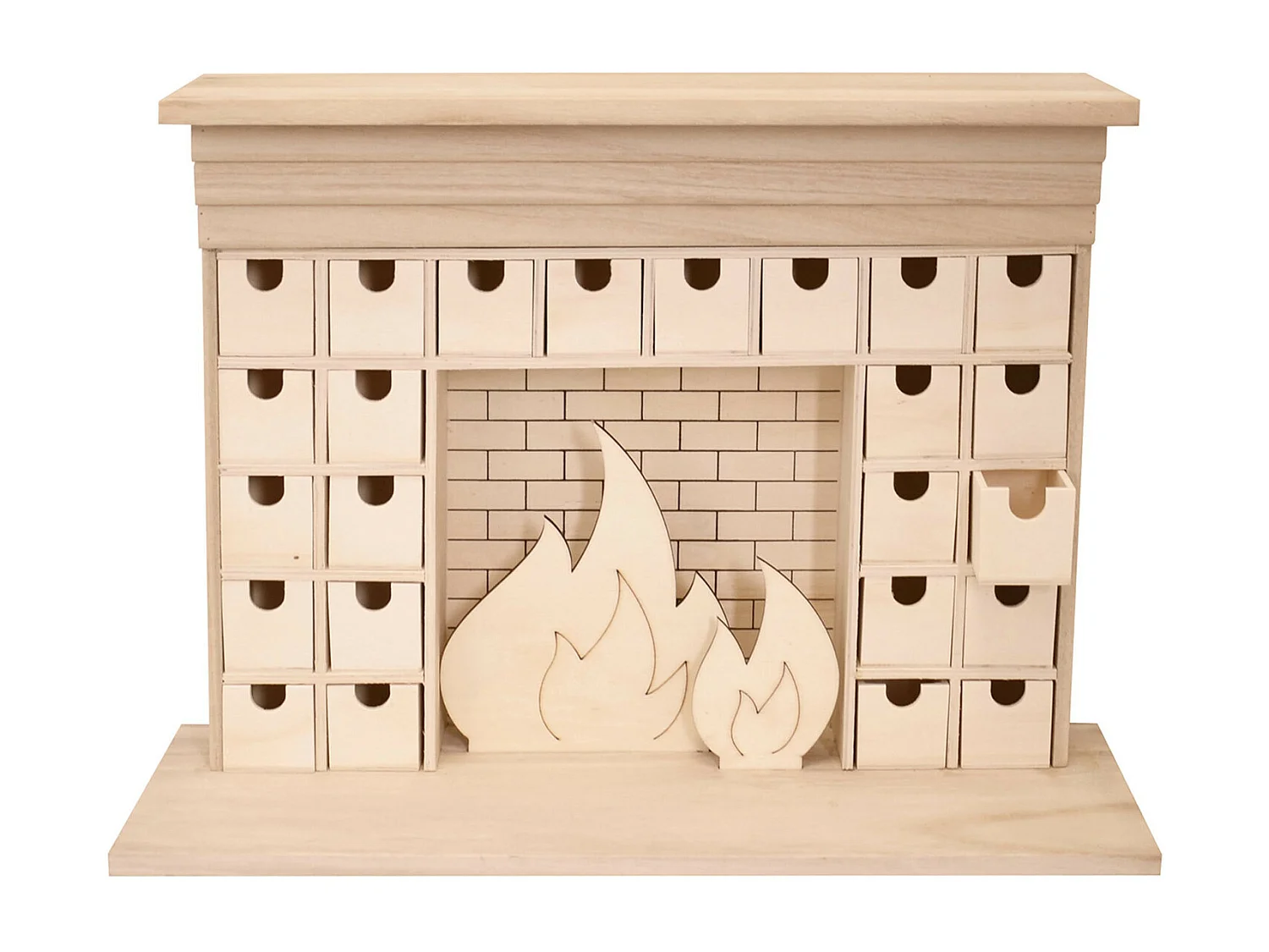 Calendario de Adviento Chimenea 46,5 x 33 cm