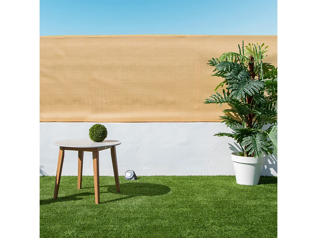 Malla de ocultación recynet basic 70 gr arena nortene 1X50 M