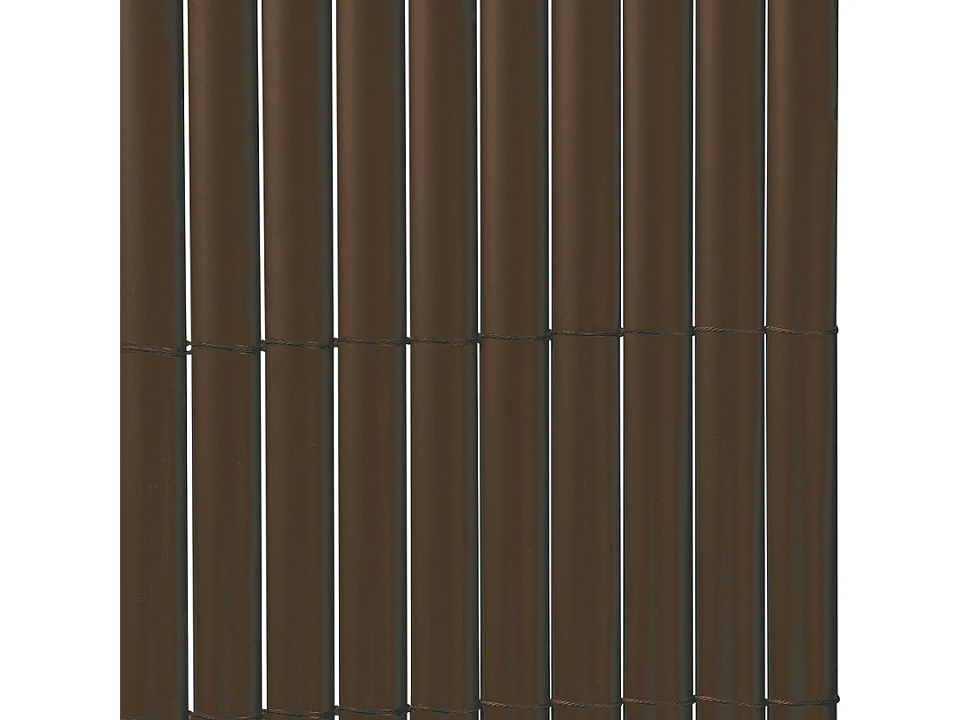 CAÑIZO PVC SIMPLE CARA PLASTICANE MARRÓN NORTENE 1X3 M