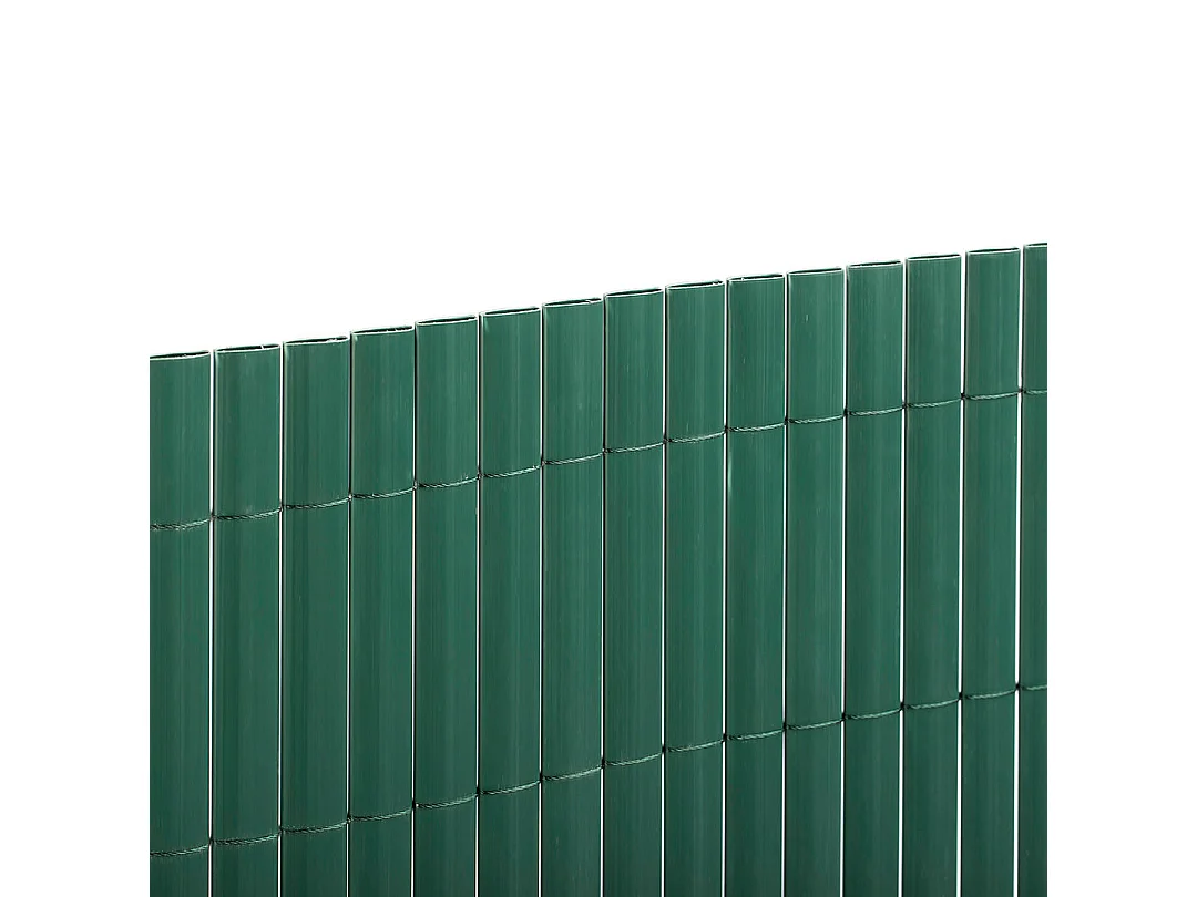 Cañizo pvc doble cara 20 mm verde 2X5 M