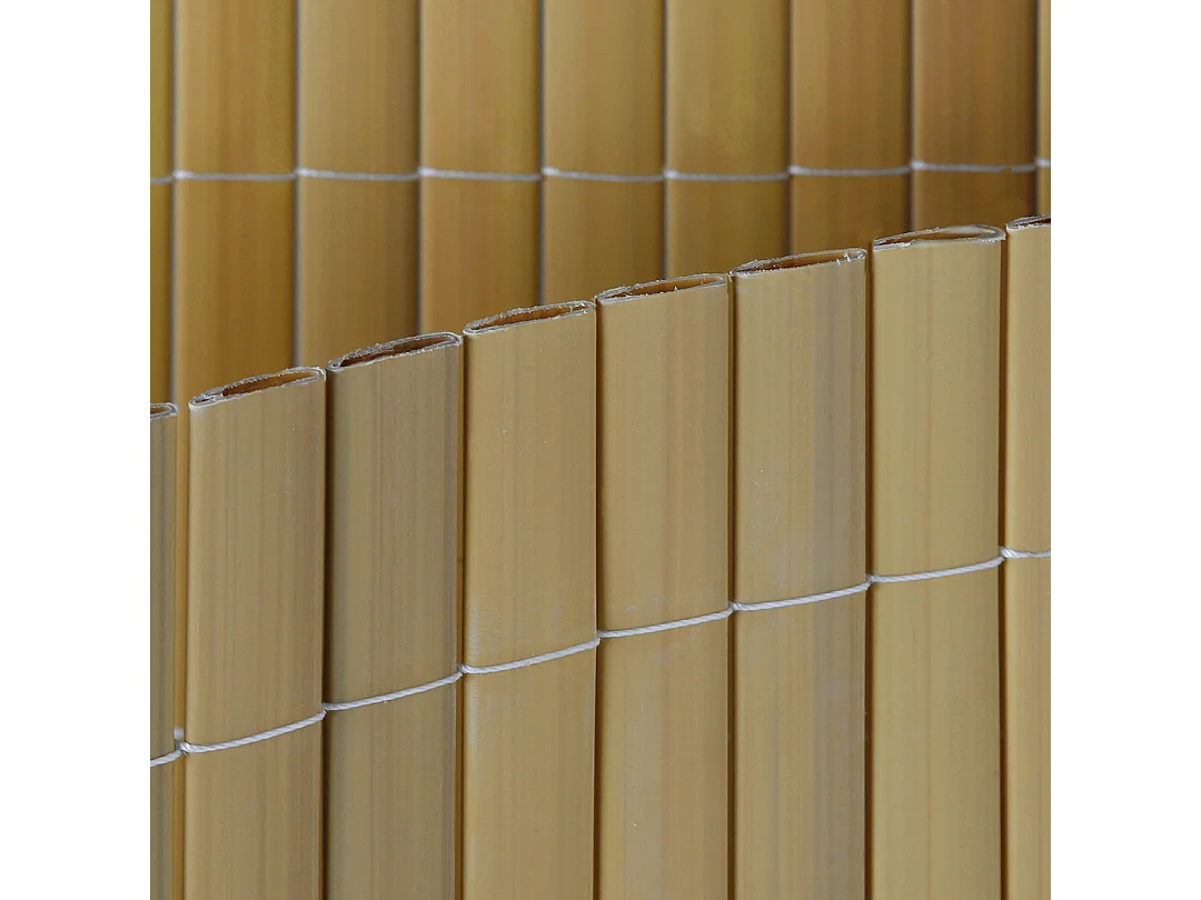 CAÑIZO PVC DOBLE CARA 20 MM CAÑA 0,8X10 M