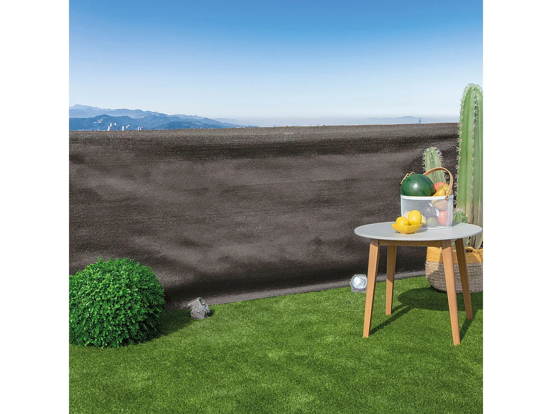 MALLA DE OCULTACIÓN RECYNET BASIC 70 GR MARRÓN NORTENE 1X50 M