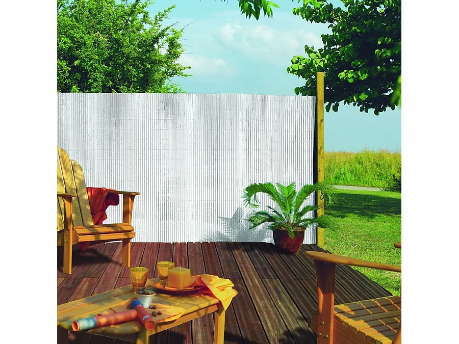 Cañizo pvc simple cara plasticane blanco nortene 1,5X3 M