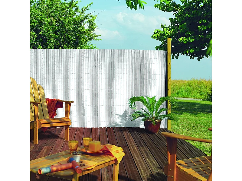 CAÑIZO PVC SIMPLE CARA PLASTICANE BLANCO NORTENE 1,5X3 M