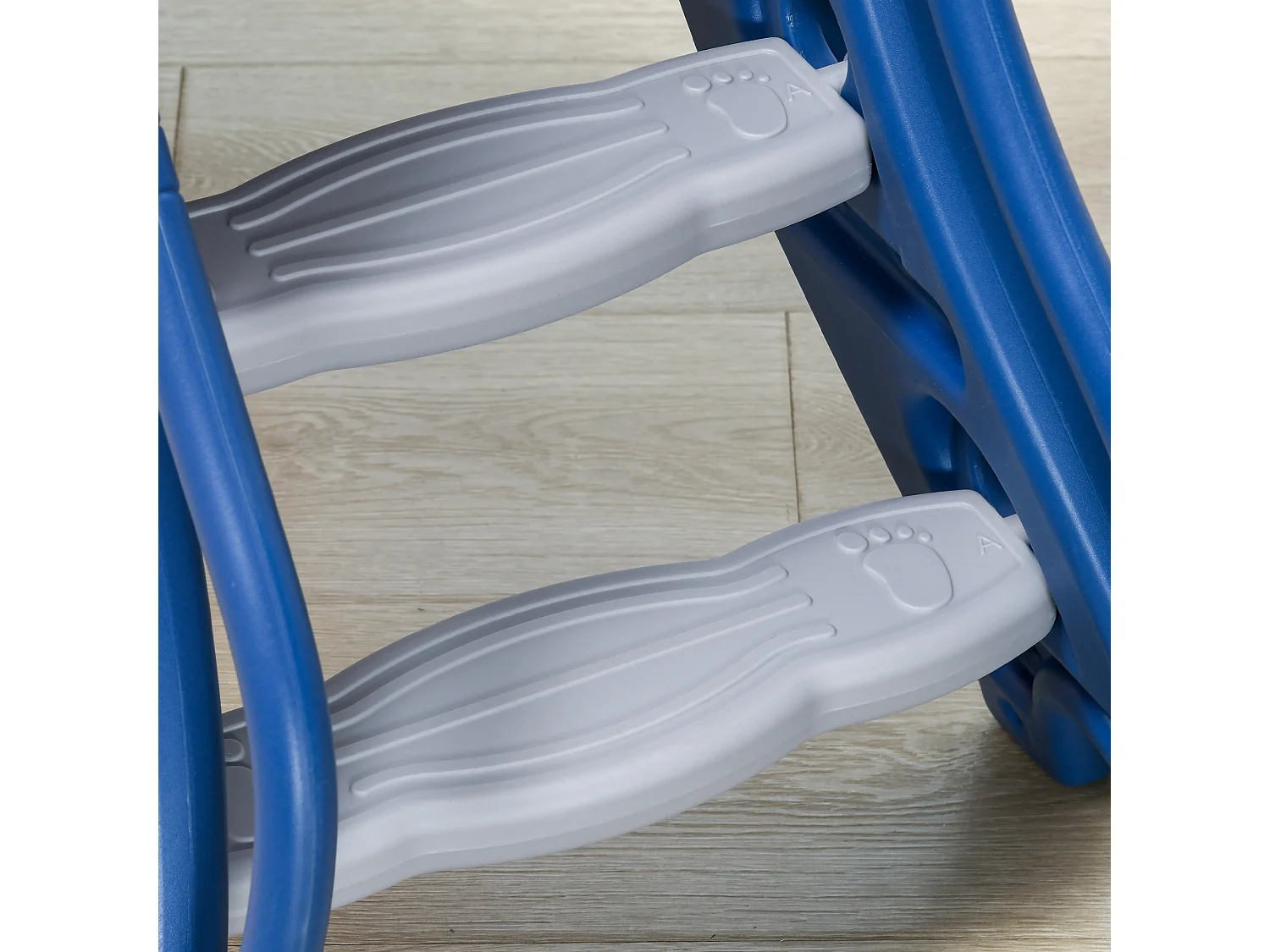 Tobogán para niños azul 133x60x70 cm AIYAPLAY