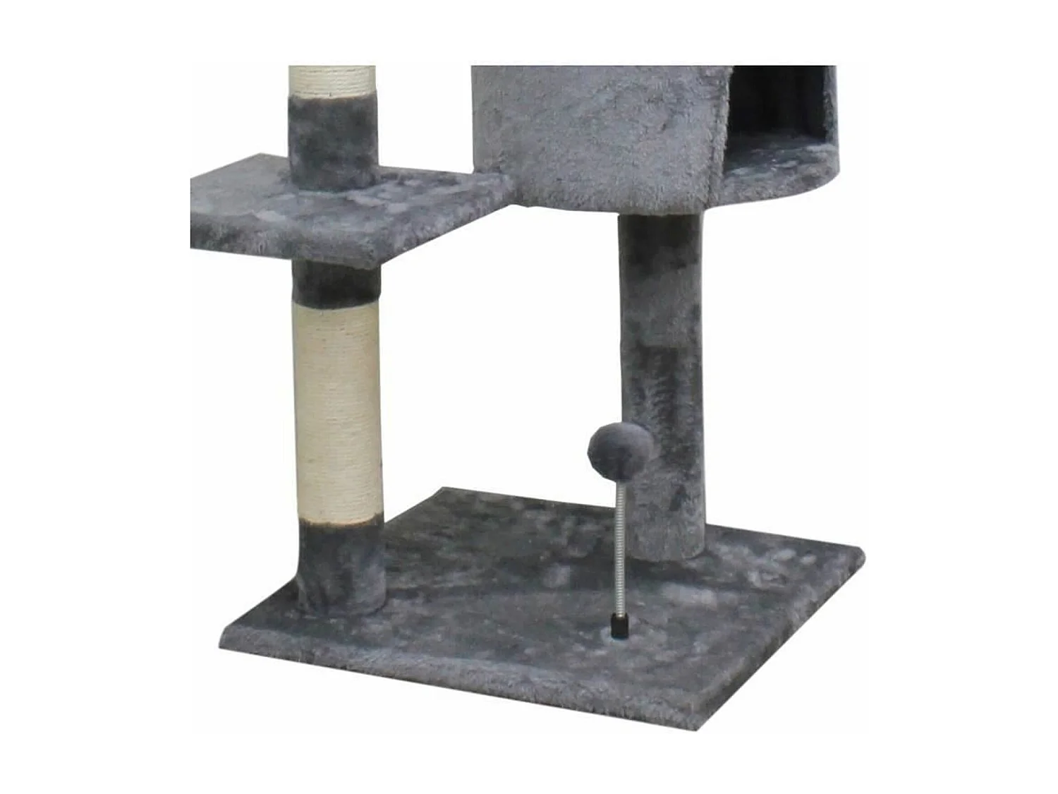 Kratzbaum 40 x 40 x 114 cm – Grau