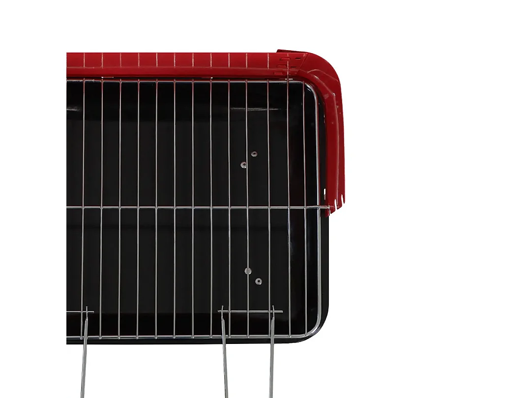 BARBACOA PARRILLA ROJO 35X28X44 CM
