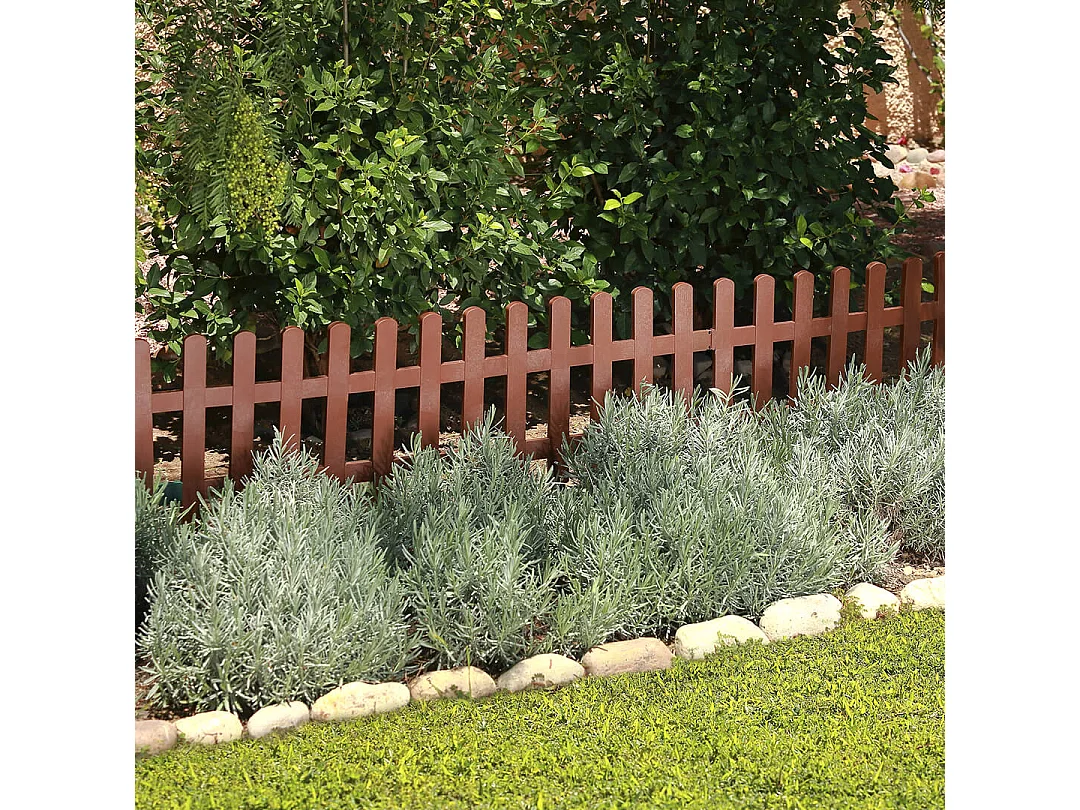 PACK 5 MINI VALLAS CLICKFENCE MARRON 40X40 CM