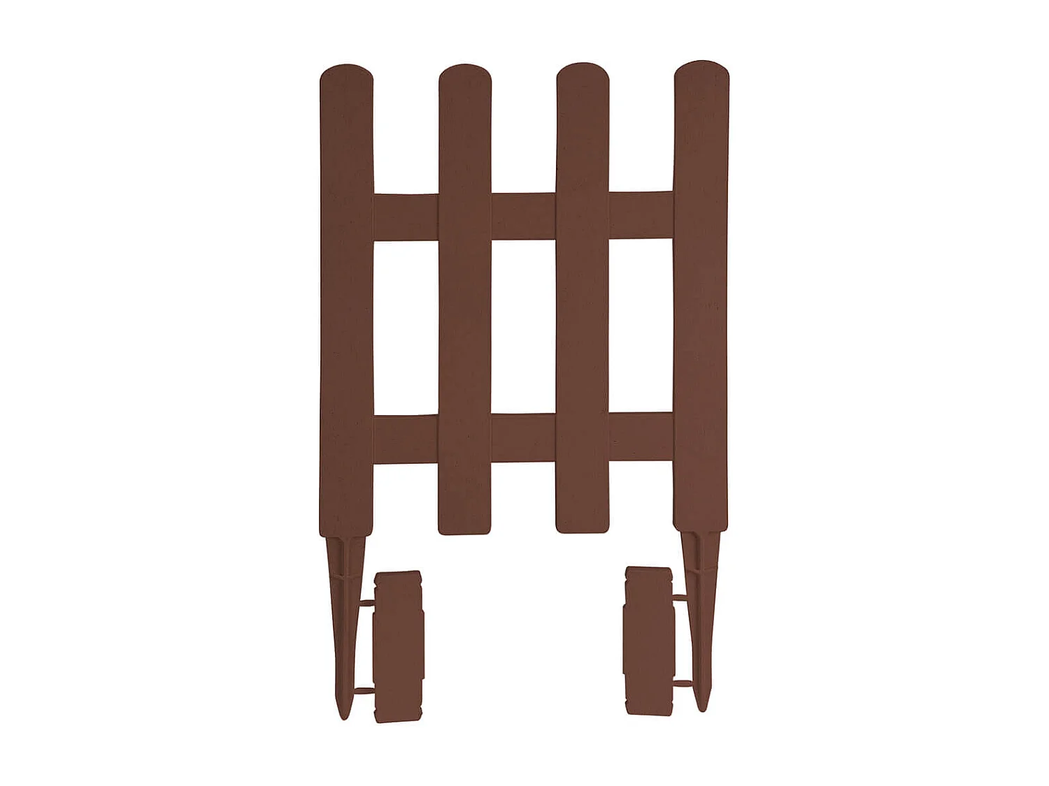 Pack 5 mini vallas clickfence marron 40x40 cm 40 X 40CM