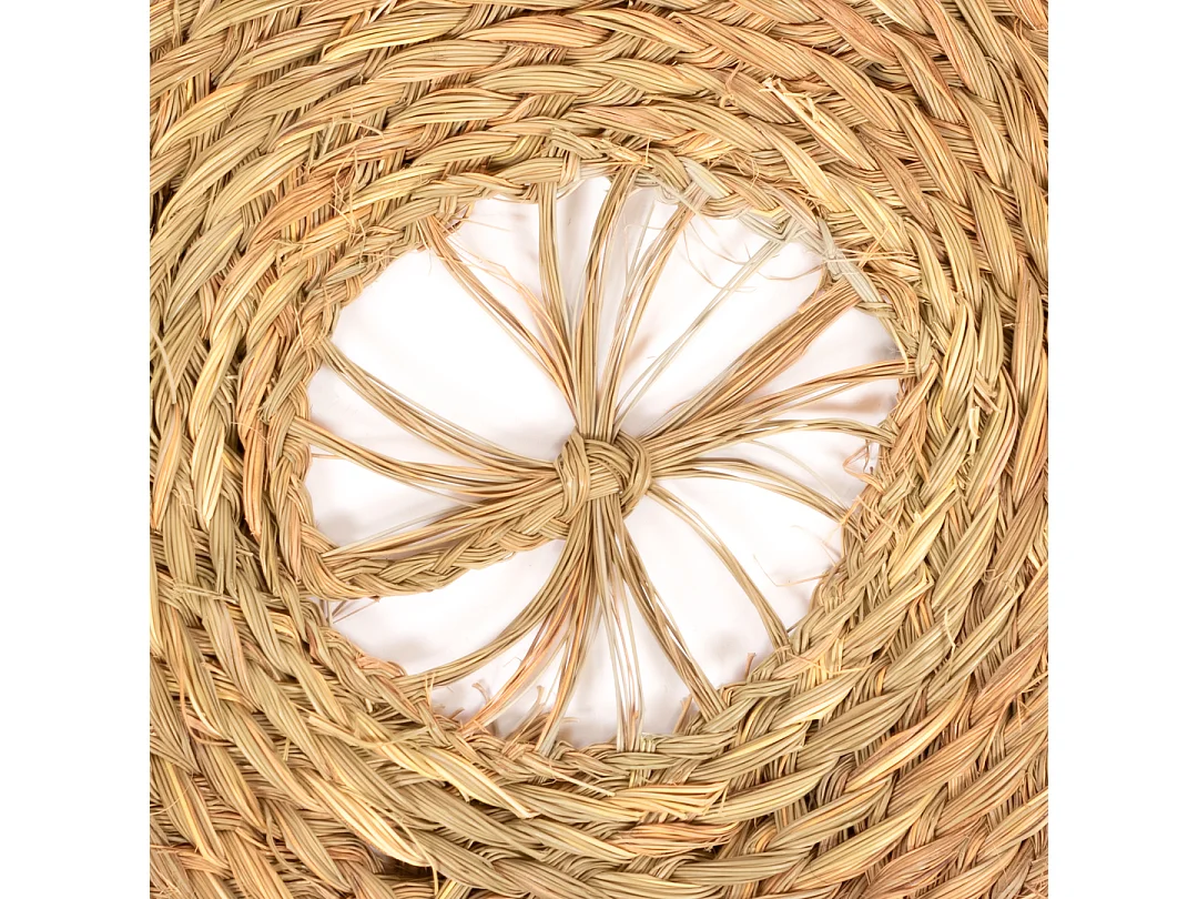 ALFOMBRA REDONDA ESPARTO TÚNEZ 80 CM D&L