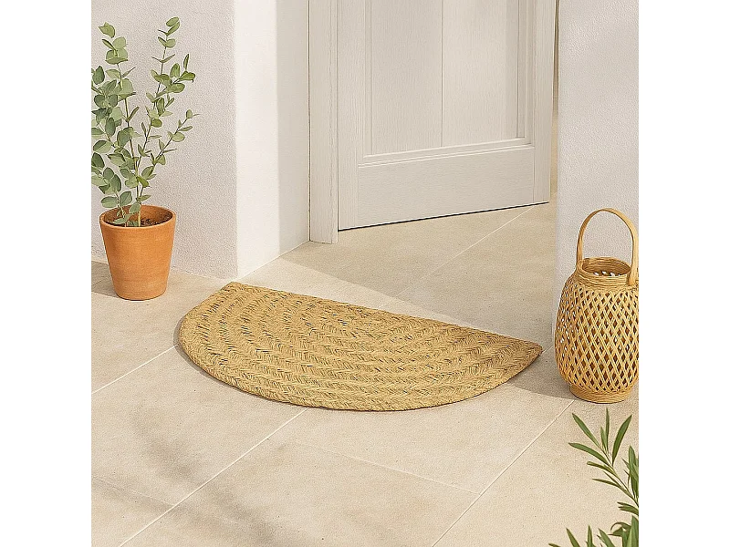 Felpudo semicircular esparto marsella 100x50 cm d&l 1X103X53 CM