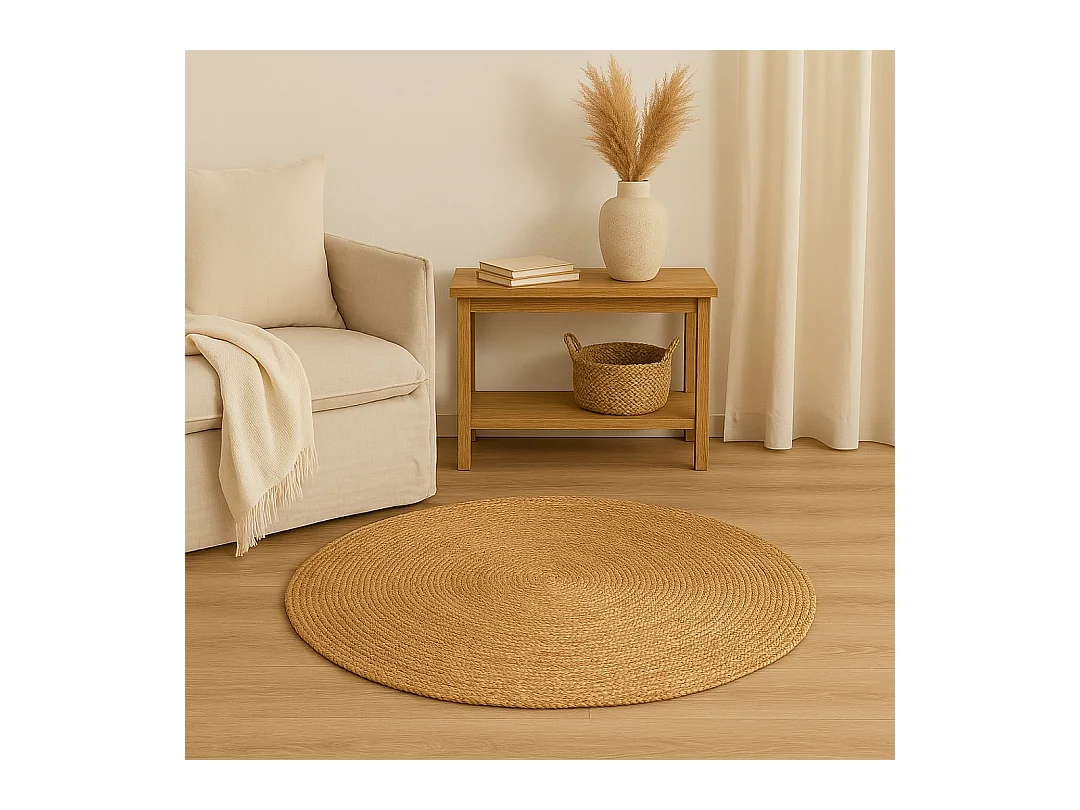 ALFOMBRA DE FIBRA NATURAL BALI BULRUSH 100 CM