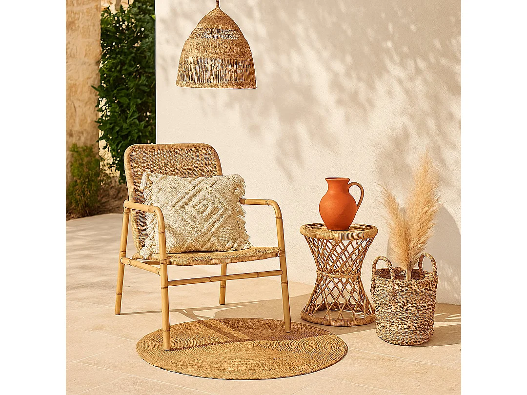 Alfombra de fibra natural bali bulrush 80 CM