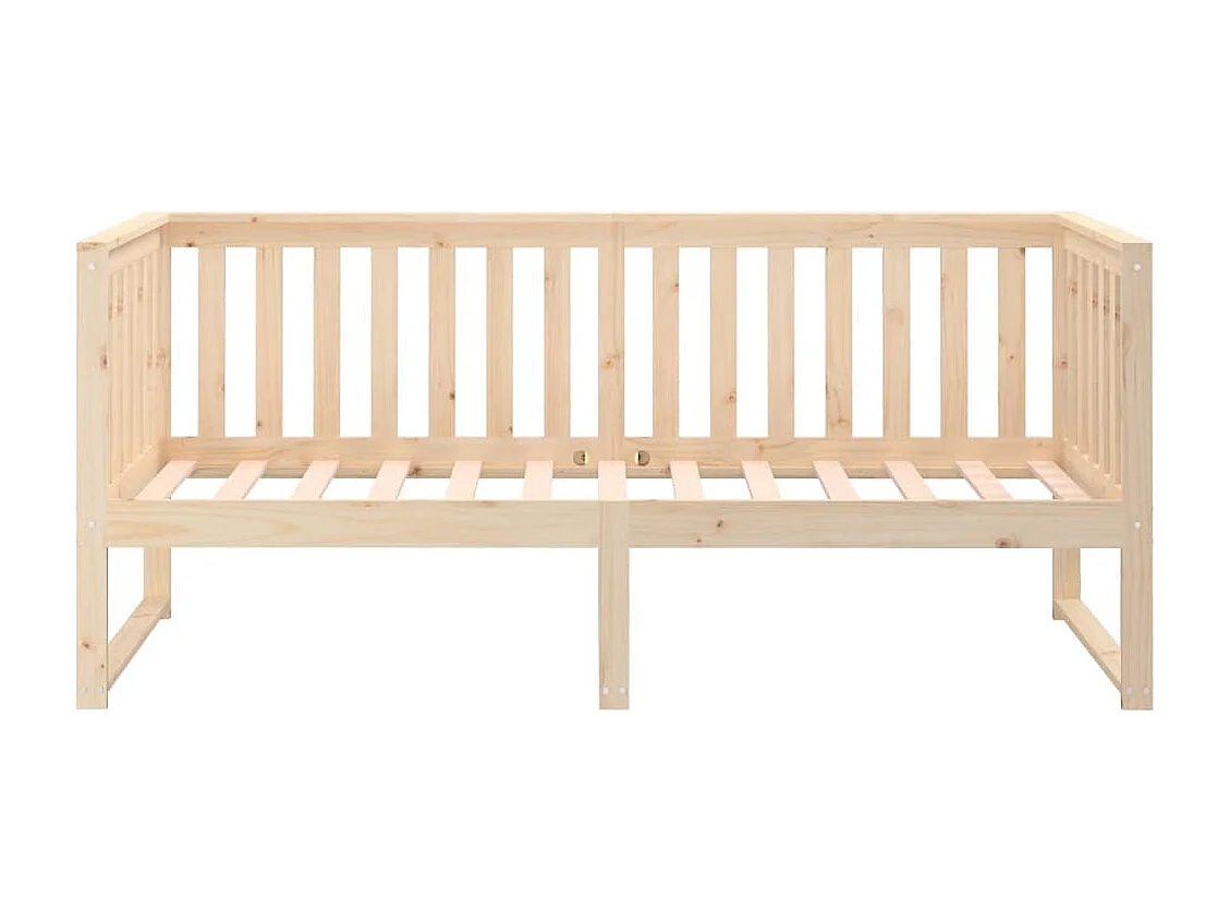 Lit de jour 80x200 cm Bois de pin massif