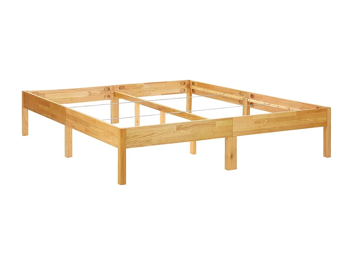 Bedframe massief eikenhout 180x200 cm