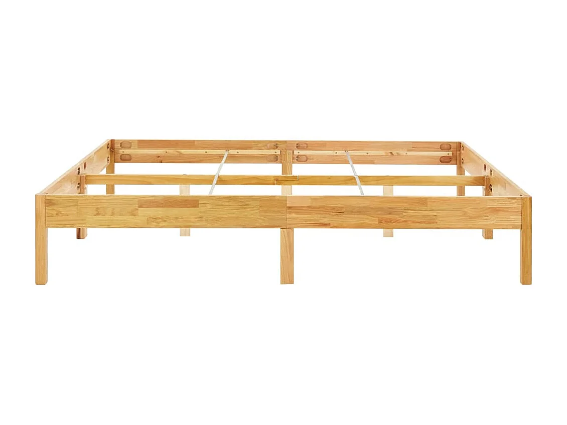 Cadre de lit Bois de chêne massif 180 x 200 cm