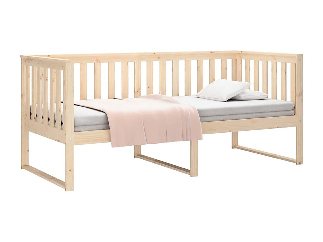 Lit de jour 100x200 cm bois de pin massif