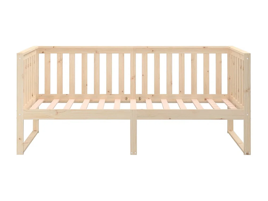 Lit de jour 100x200 cm bois de pin massif