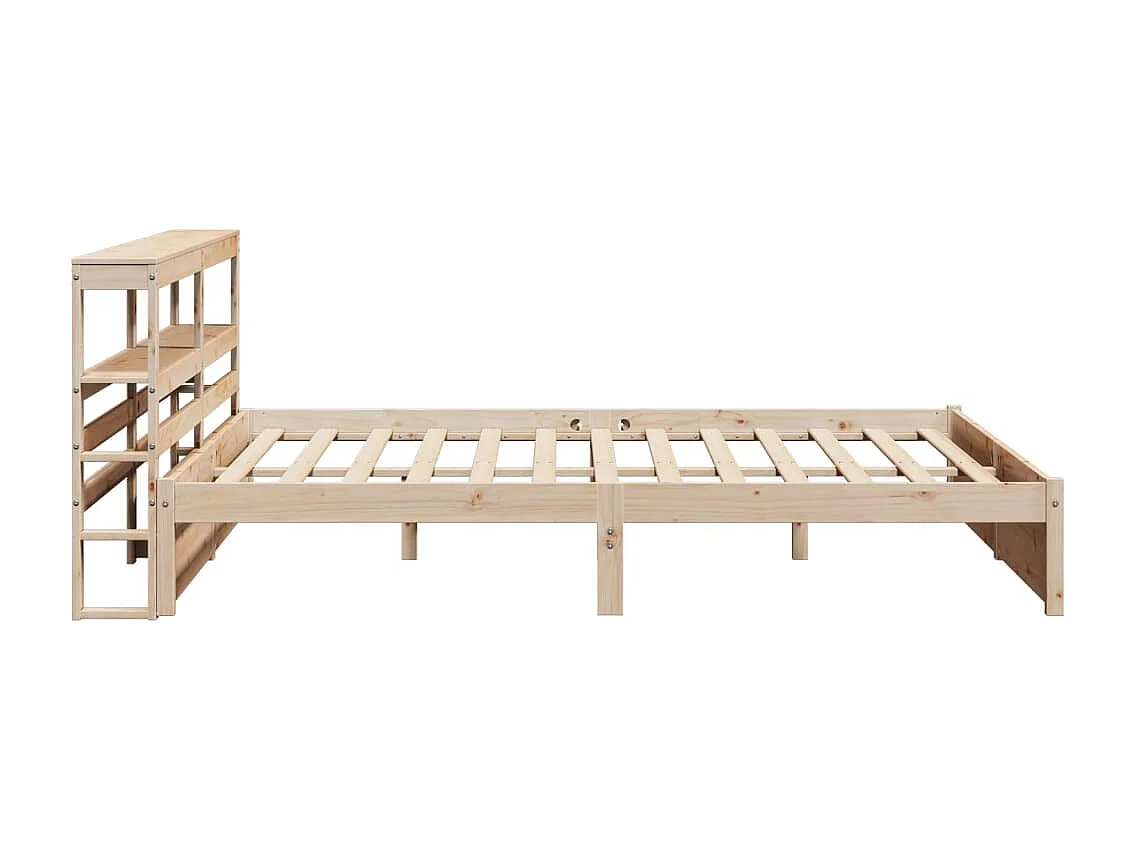 Cadre de lit avec tête de lit sans matelas 200x200 cm