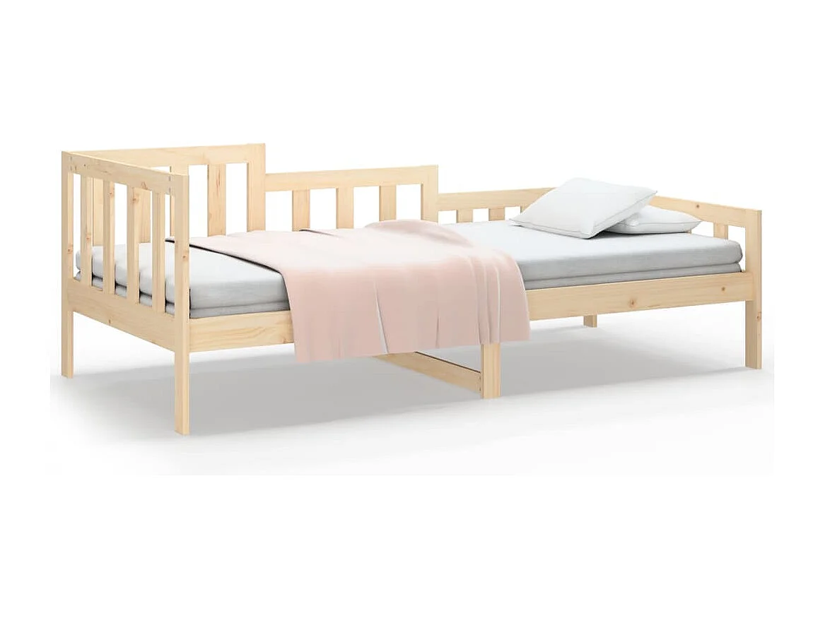 Lit de jour 80x200 cm Bois de pin massif
