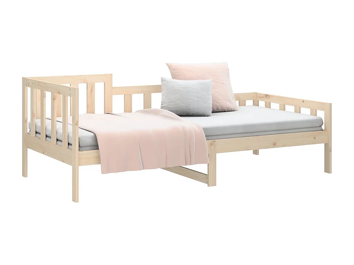 Lit de jour 80x200 cm Bois de pin massif