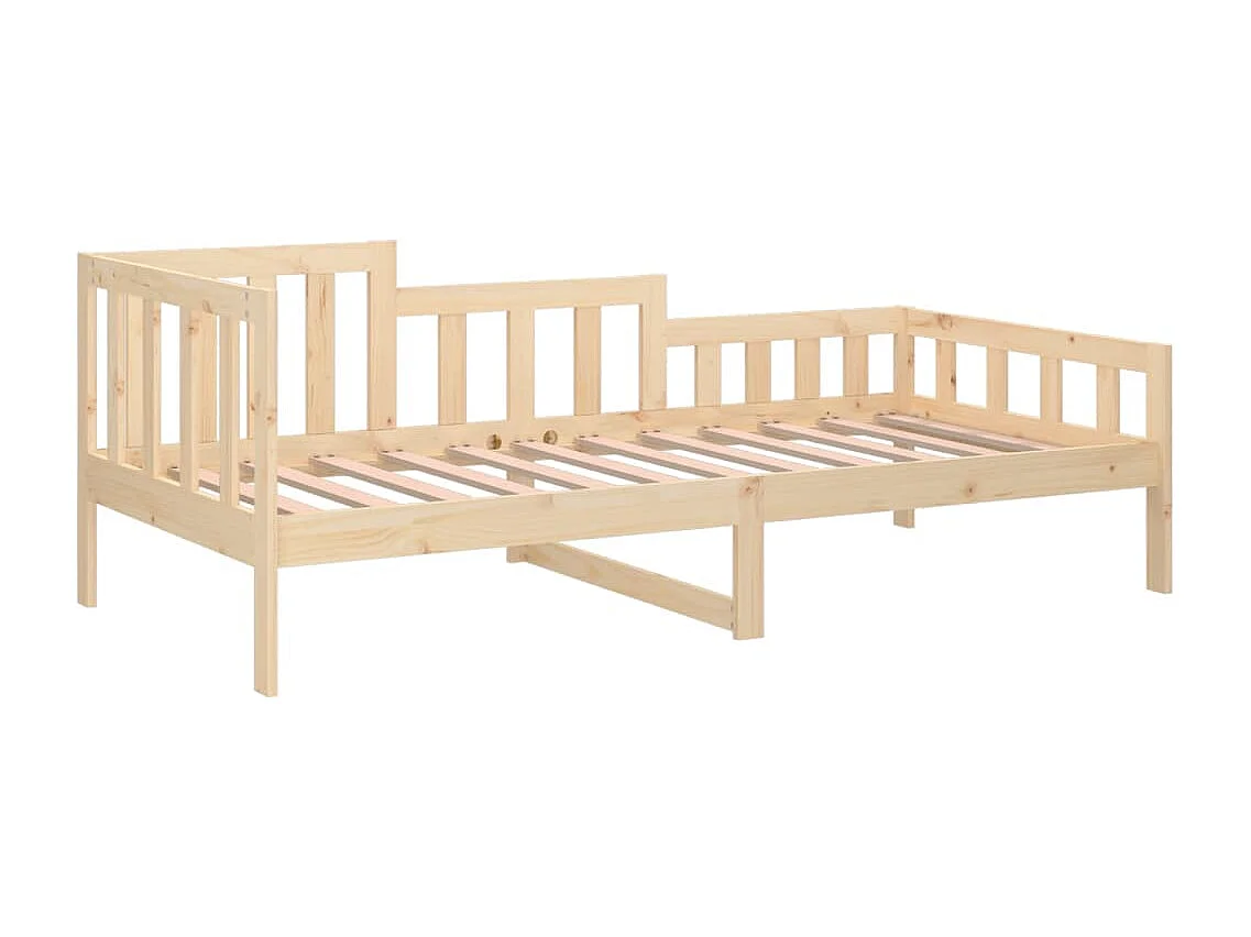 Lit de jour 80x200 cm Bois de pin massif