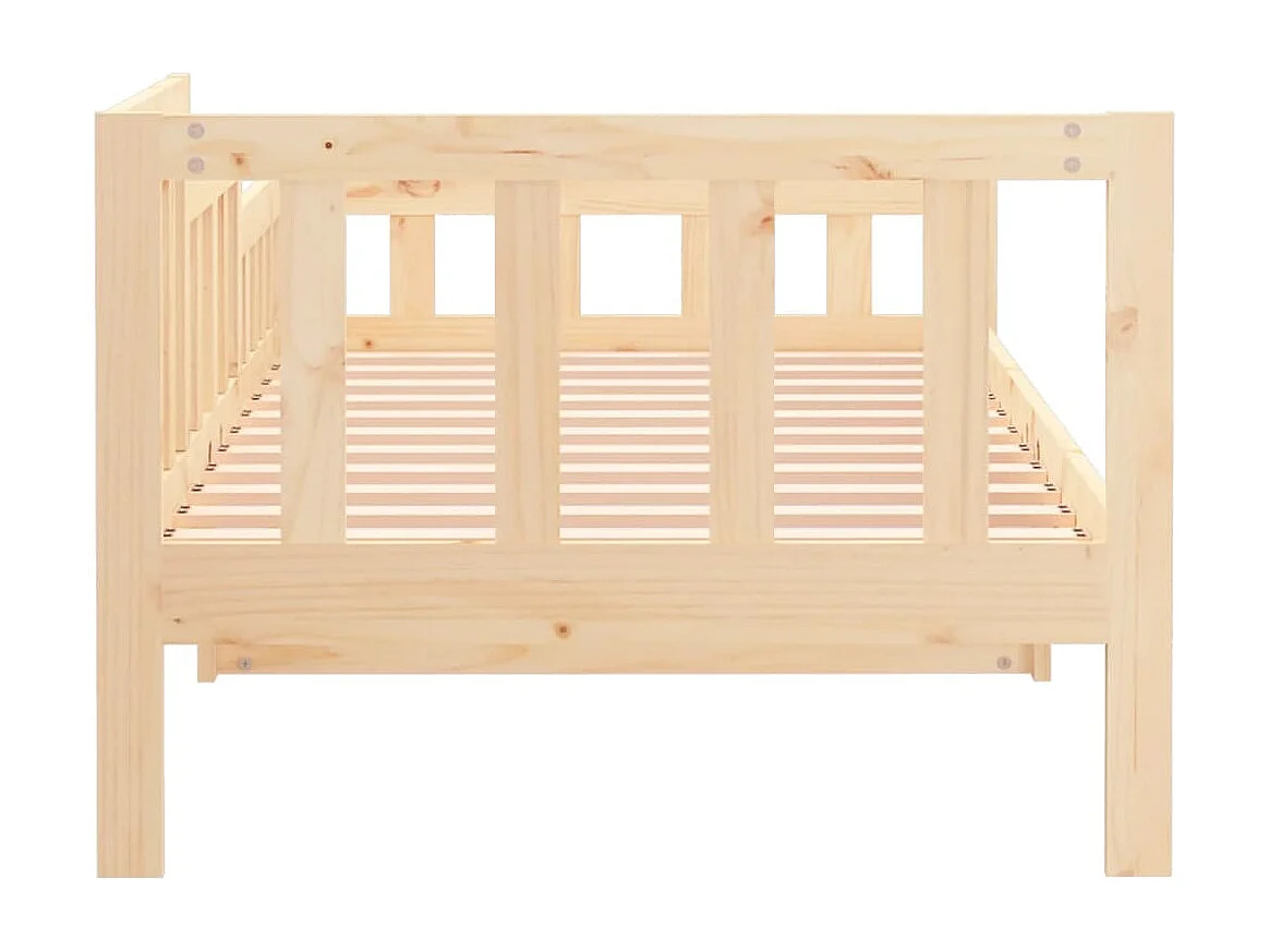 Lit de jour 80x200 cm Bois de pin massif