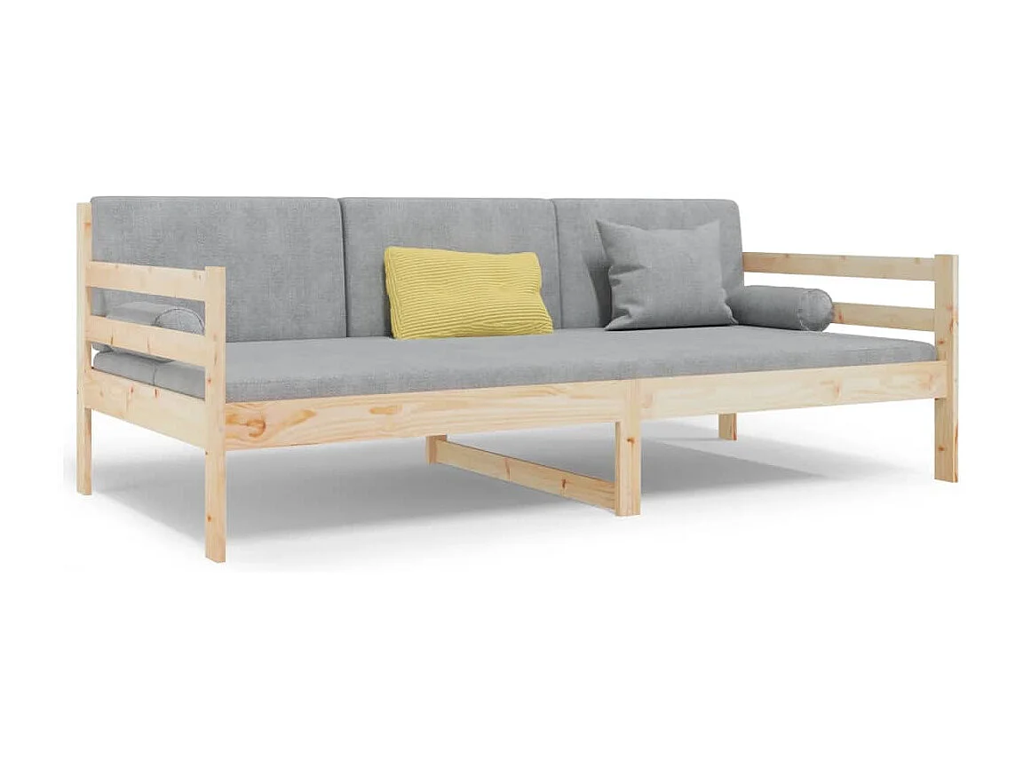 Lit de jour 90x190 cm Bois de pin massif