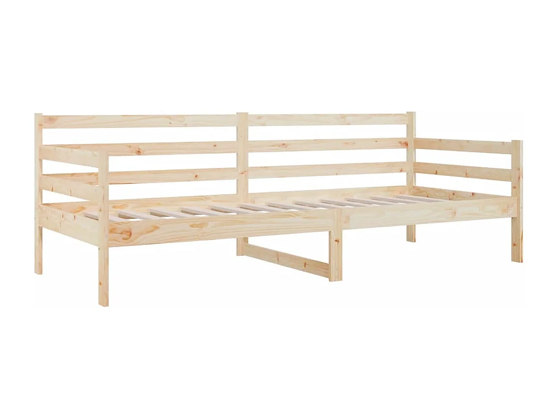 Lit de jour 90x190 cm Bois de pin massif
