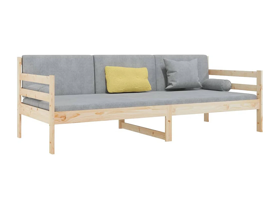 Lit de jour 80x200 cm Bois de pin massif