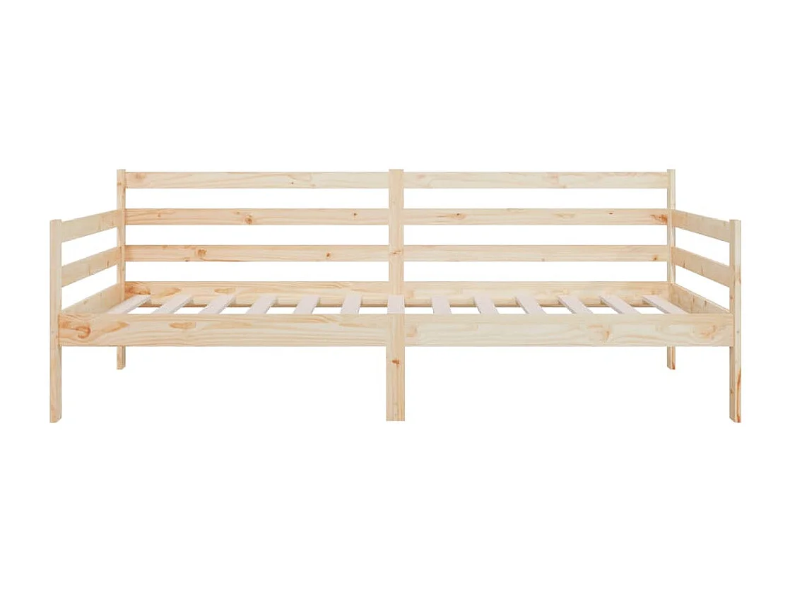 Lit de jour 80x200 cm Bois de pin massif