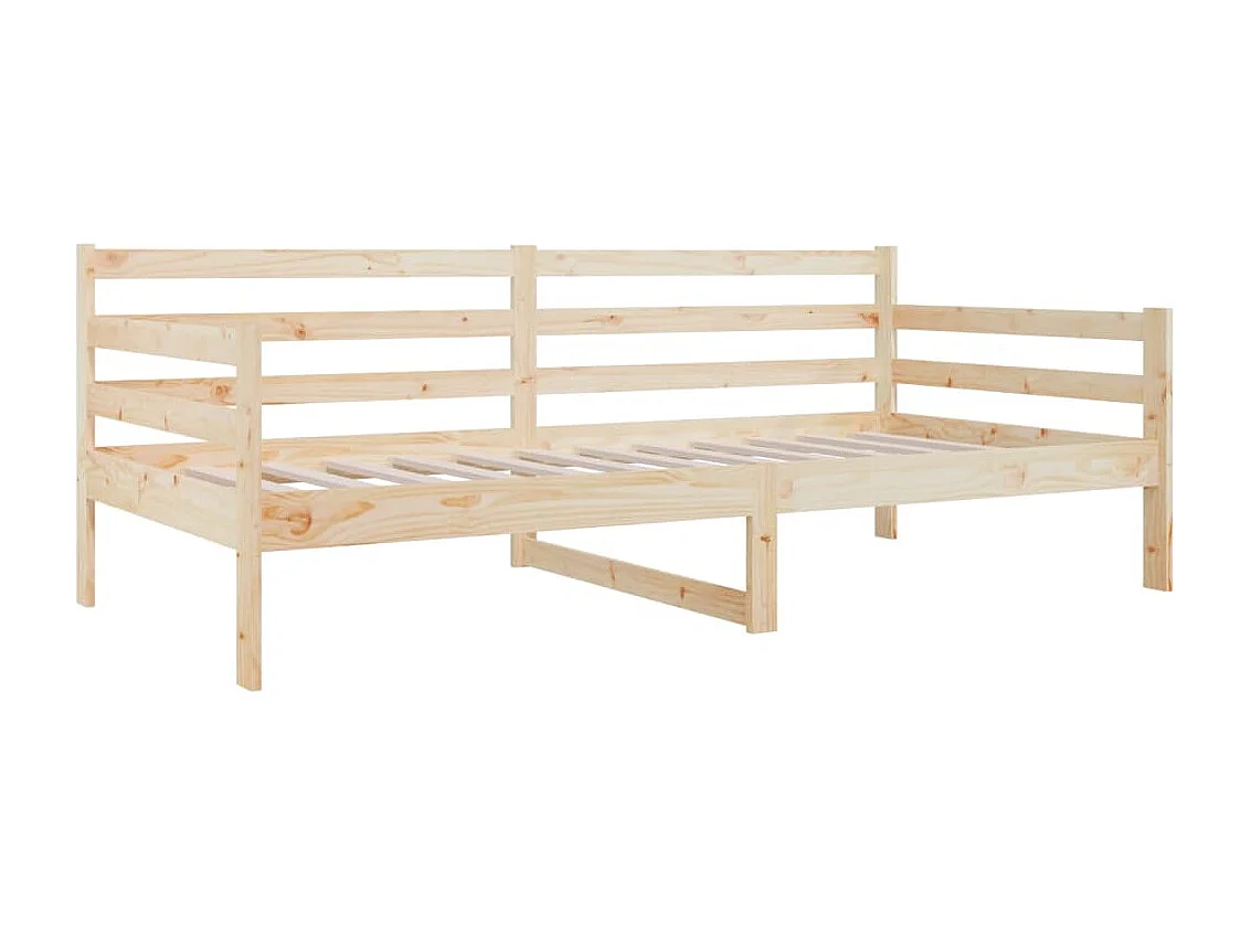 Lit de jour 80x200 cm Bois de pin massif