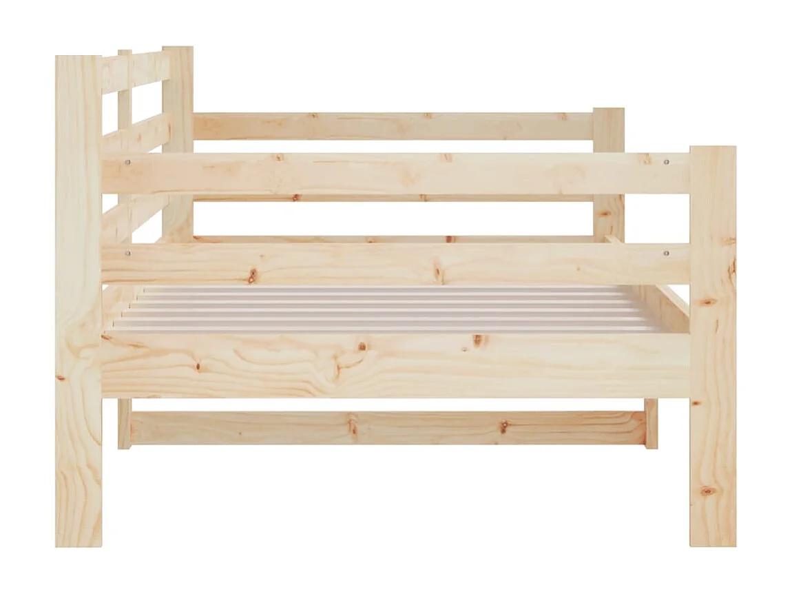Lit de jour 80x200 cm Bois de pin massif