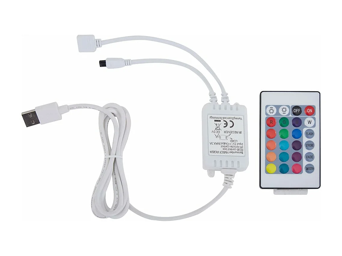 Cadre de lit avec LED Blanc Similicuir 100 x 200 cm