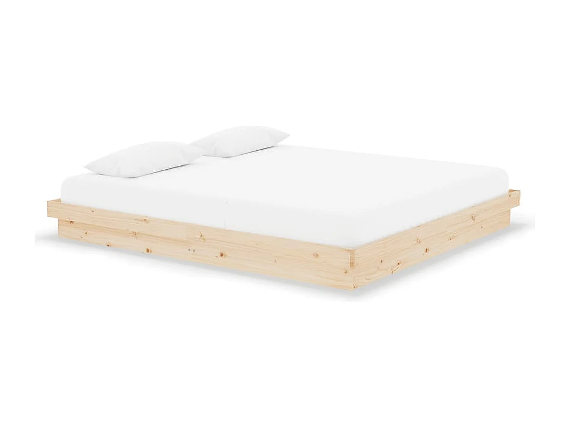 Estrutura de cama super king 180x200 cm madeira maciça