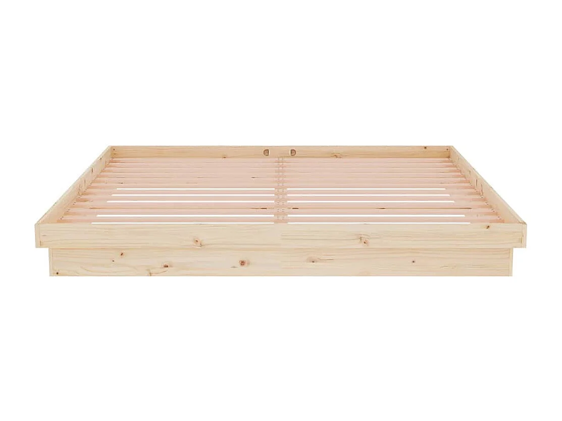 Estrutura de cama super king 180x200 cm madeira maciça