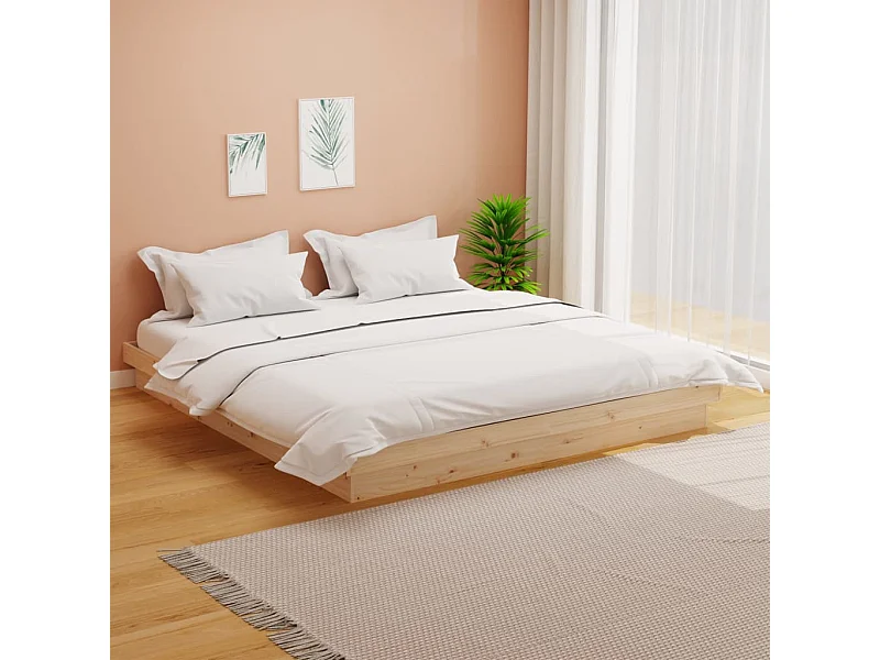 Bedframe massief hout 180x200 cm