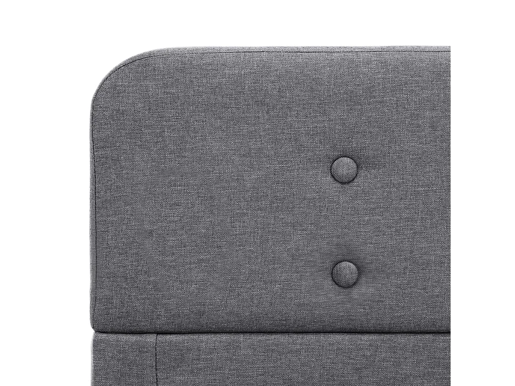 Cadre de lit Gris clair Tissu 90 x 200 cm