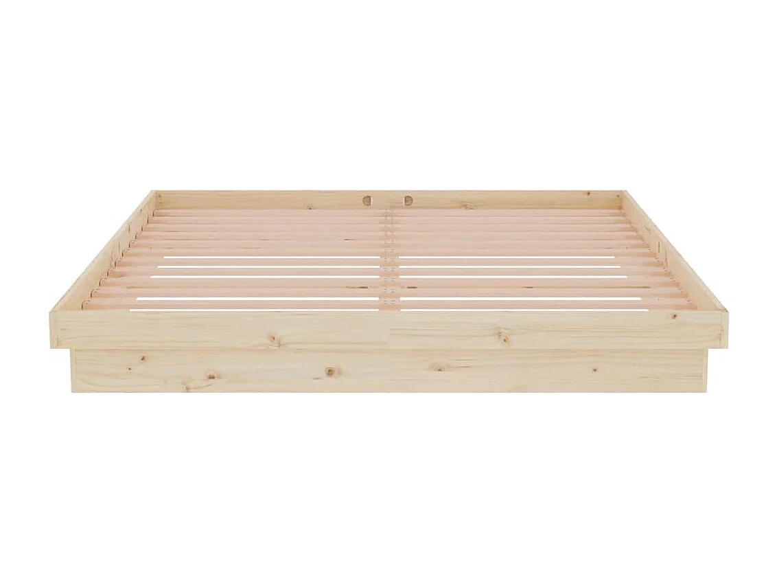 Cadre de lit bois massif 160x200 cm