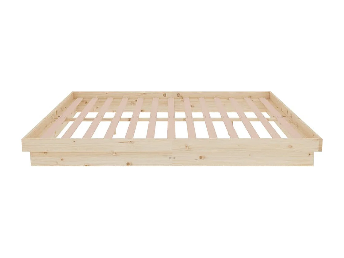 Cadre de lit bois massif 160x200 cm