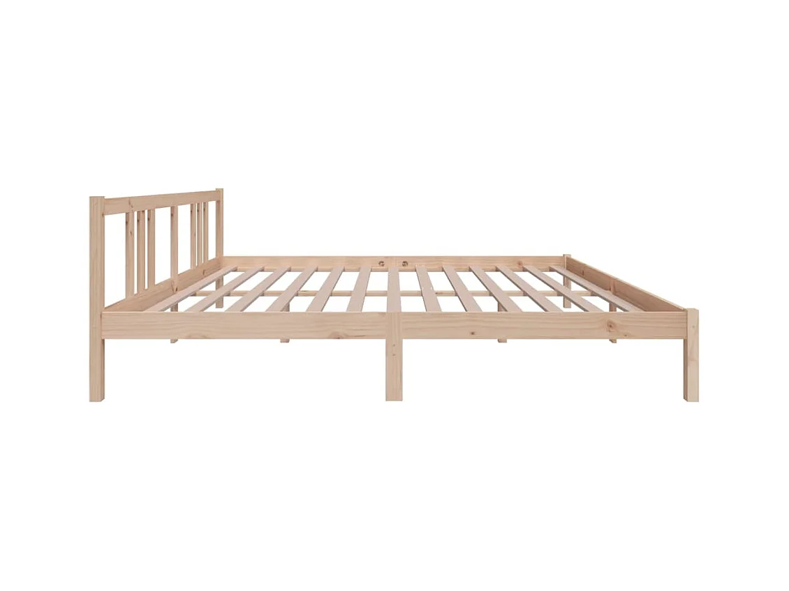 Cadre de lit Bois massif 180x200 cm Super King