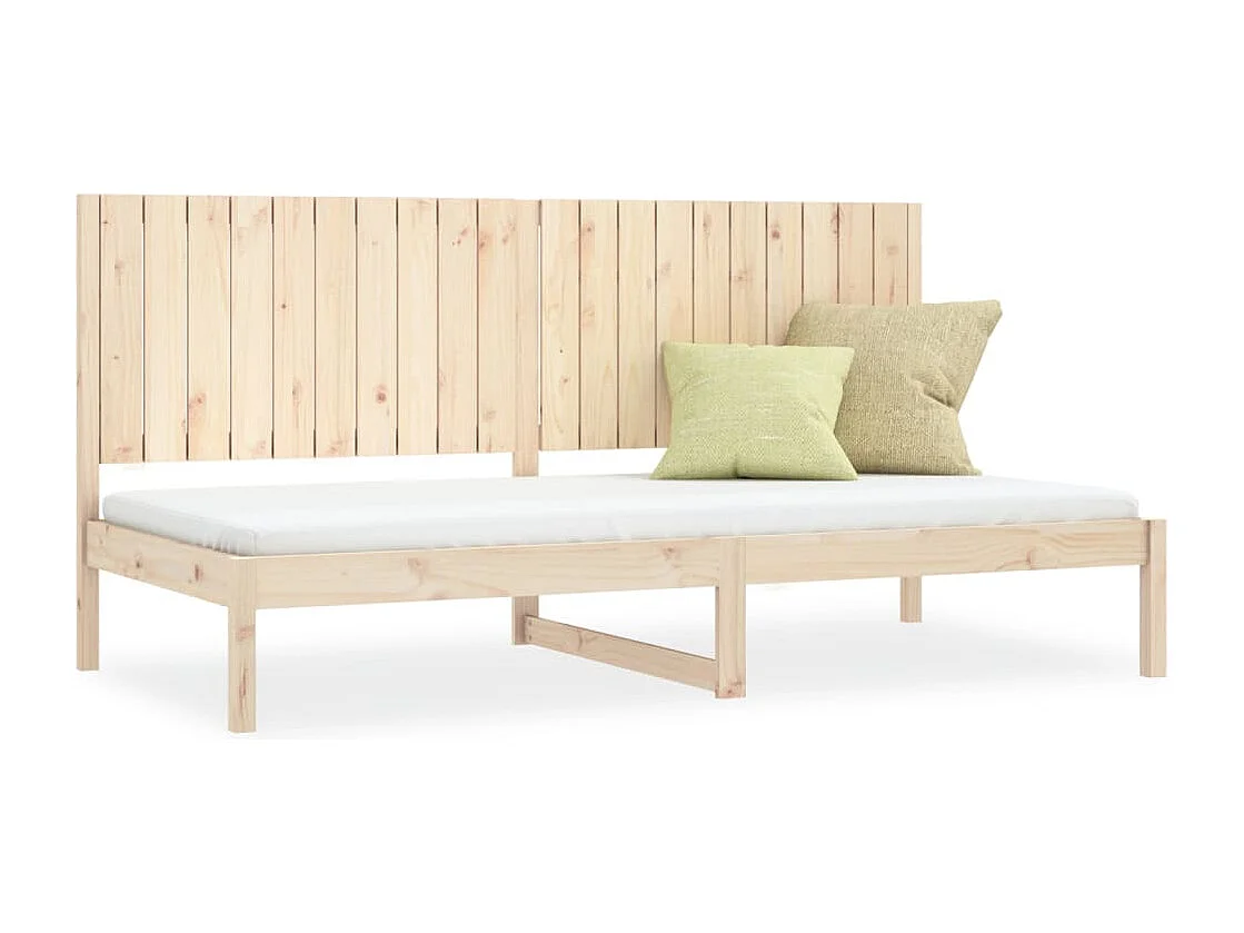 Lit de jour 90x200 cm Bois de pin massif